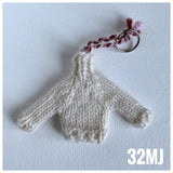 Hand knitted Mini Jumper Key Rings