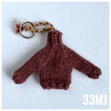 Hand knitted Mini Jumper Key Rings