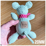 Mini Knitted Animals by Millamull Art and Design