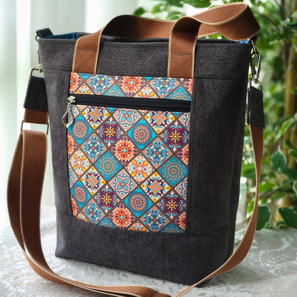 Ana Tote Bag - Mosaic Design
