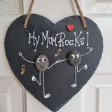 Pebble Art Slates - Family themes