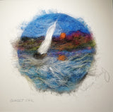 Felted Wool and Silk Art