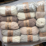 Knitted Blanket Yarn Pack Kit - A Patch of Comfort