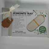 DIY Jesmonite Tray Painting Kit with Gold Leaf