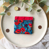 Poppy Flower Pinch Purse