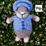 Knitted Mice from Custom Bunnies and Bears