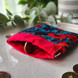 Poppy Flower Pinch Purse
