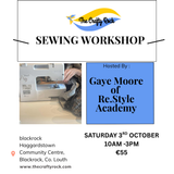 Saturday Sewing Workshop for October