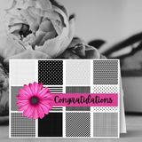 "Congratulations" greeting card to download
