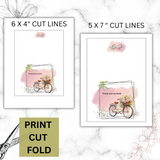 Thank you card to download