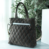 Handmade Quilted Tote Bag - Shades of Blue