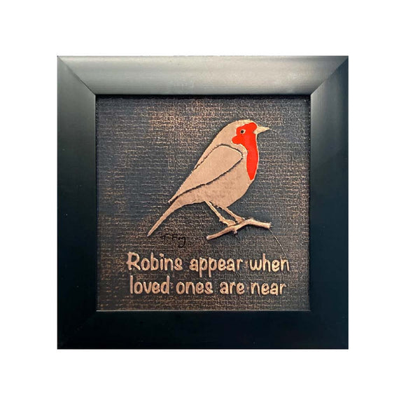 Robins appear Copper Frame