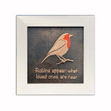 Robins appear Copper Frame