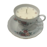 Tea cup candles and bowls