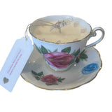 Tea cup candles and bowls