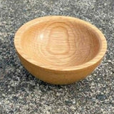 Hand turned oak bowls