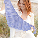 Lavender Waves Knitted Shawl Yarn Pack