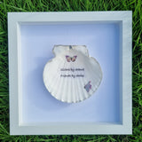 Framed Scallop Shell Inspirational Quotes