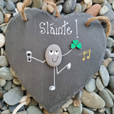 "Ireland" pebble art slates
