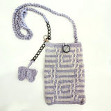 Phone and Wallet  hand crocheted Bags