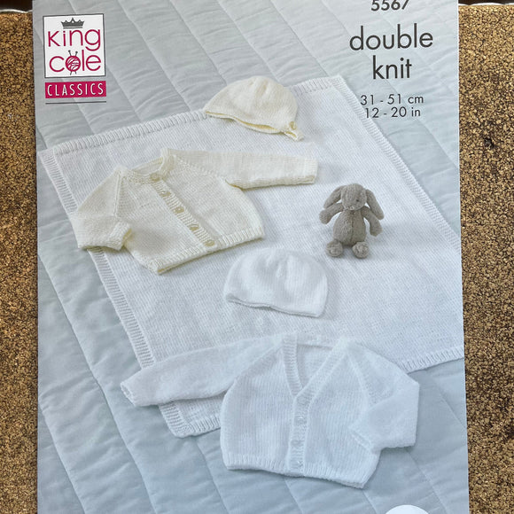 Knitting Pattern for Baby DK 5567