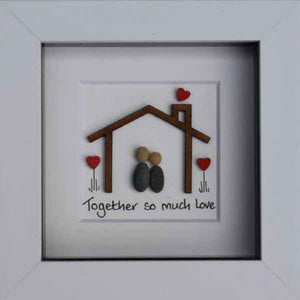 Together Pebble Art Frame