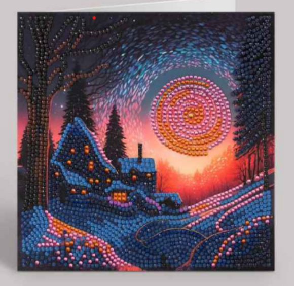 Christmas Card Crystal Art kits
