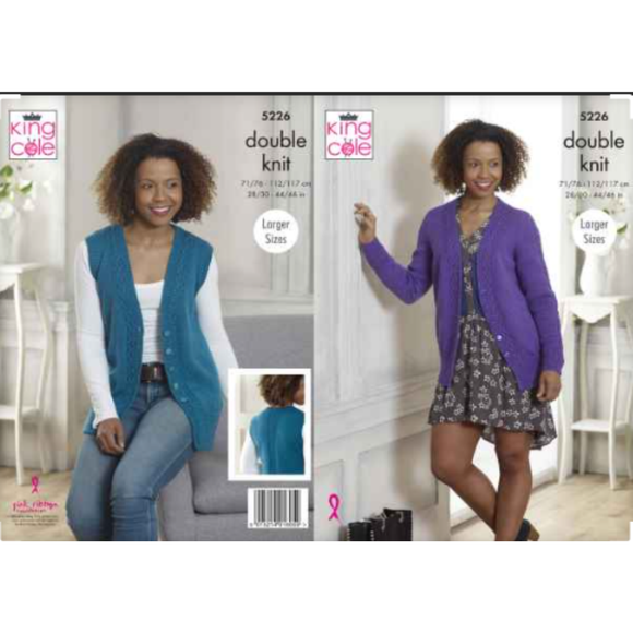 Ladies Knitting Pattern DK 5226