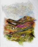 Large Felted Wool and Silk Art