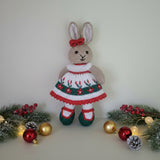 Christmas Bunnies and Bears by Custom Bunnies