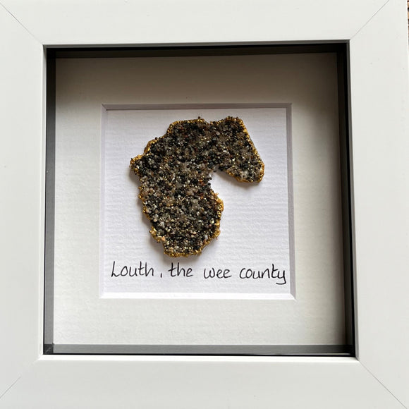 The Wee County Pebble Art Frame