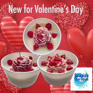 Valentine's Bowl Candle by Seaside Therapies