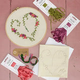 Ribbon Heart Embroidery Kit by Be Alice