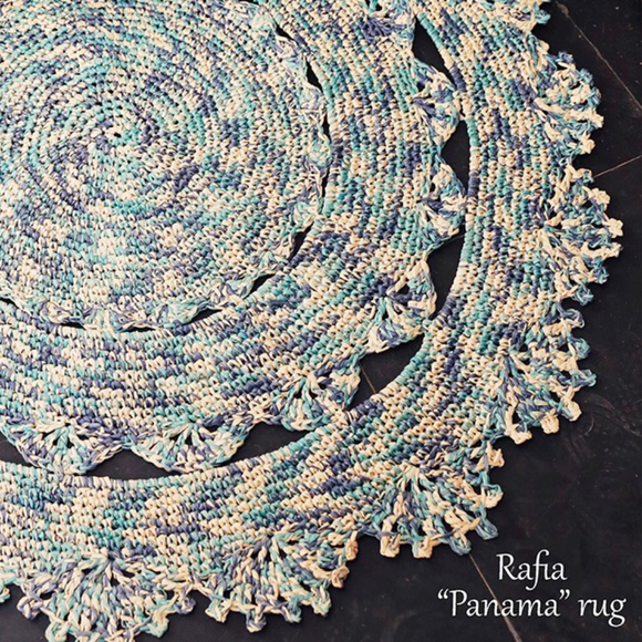 Raffia Rug Crochet Pattern