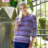 Ladies Sweater and Cardigan Knitting Pattern Chunky 5316