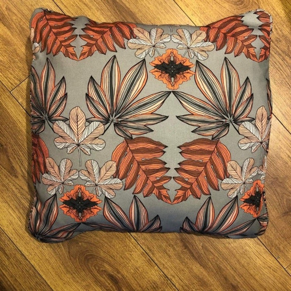 Handmade 100% Cotton Envelope Vintage Leaves theme Cushion