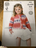 Child's Easy knit Chid's Sweater and Cardigan in Double Knitting wool 4246
