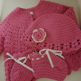 Baby matinee sets - hand crocheted