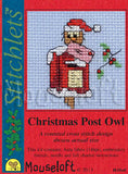 Christmas Post Owl Cross Stitch Kit