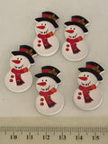 Wooden Christmas Buttons