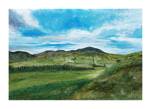 Cooley Mountains greeting card