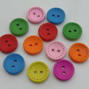 colour round buttons 12 dashed colour buttons 15mm