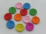 colour round buttons 12 dashed colour buttons 15mm