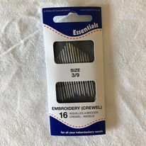 16 Embroidery needles Pack
