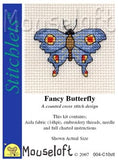 Fancy Butterfly cross stitch kit