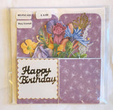 Folding Box of Flowers - Happy Birthday
