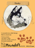 Husky Cross Stitch Kit