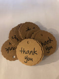 Thank you Round Craft Paper Tags