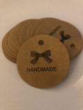 Handmade Round Craft Paper Tags