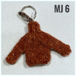 Hand knitted Mini Jumper Key Rings
